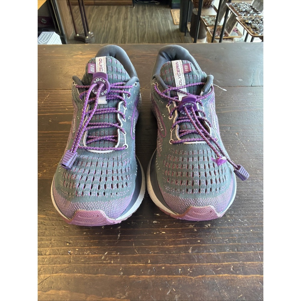 Brooks Glycerin 19 Women's Running Athletic Shoes Size 9.5 B (Medium) Purple - Picture 4 of 7